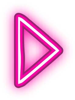 Pink Neon Arrow